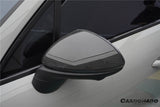 2018-2025 Porsche Cayenne 9Y0 9YA 9YB TKT Style Autoclave Carbon Fiber Mirror Housing Replacement | Fits Cayenne S, Cayenne Coupé, E-Hybrid, GTS, Turbo LHD