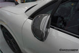 2018-2025 Porsche Cayenne 9Y0 9YA 9YB TKT Style Autoclave Carbon Fiber Mirror Housing Replacement | Fits Cayenne S, Cayenne Coupé, E-Hybrid, GTS, Turbo LHD