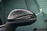 2018-2025 Porsche Cayenne 9Y0 9YA 9YB TKT Style Autoclave Carbon Fiber Mirror Housing Replacement | Fits Cayenne S, Cayenne Coupé, E-Hybrid, GTS, Turbo LHD