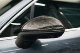 2018-2025 Porsche Cayenne 9Y0 9YA 9YB TKT Style Autoclave Carbon Fiber Mirror Housing Replacement | Fits Cayenne S, Cayenne Coupé, E-Hybrid, GTS, Turbo LHD
