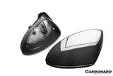 2018-2025 Porsche Cayenne 9Y0 9YA 9YB TKT Style Autoclave Carbon Fiber Mirror Housing Replacement | Fits Cayenne S, Cayenne Coupé, E-Hybrid, GTS, Turbo LHD