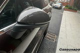 2018-2025 Porsche Cayenne 9Y0 9YA 9YB TKT Style Autoclave Carbon Fiber Mirror Housing Replacement | Fits Cayenne S, Cayenne Coupé, E-Hybrid, GTS, Turbo LHD