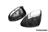 2018-2025 Porsche Cayenne 9Y0 9YA 9YB TKT Style Autoclave Carbon Fiber Mirror Housing Replacement | Fits Cayenne S, Cayenne Coupé, E-Hybrid, GTS, Turbo LHD