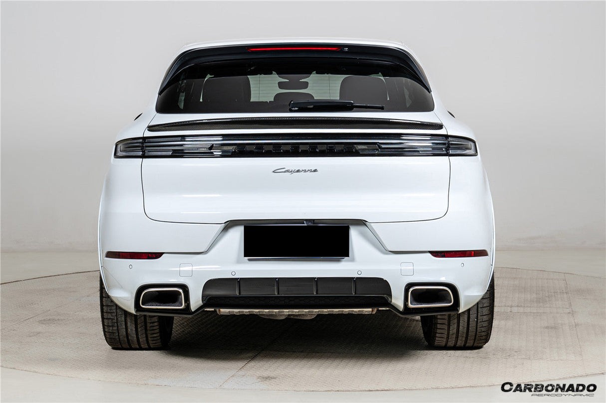 Carbonado 2018-2026 Porsche 9Y0 9Y3 9YA Cayenne S GTS E-Hybrid TKT Style Carbon Fiber Trunk Spoiler