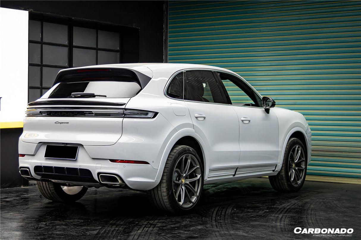 Carbonado 2018-2026 Porsche 9Y0 9Y3 9YA Cayenne S GTS E-Hybrid TKT Style Carbon Fiber Trunk Spoiler