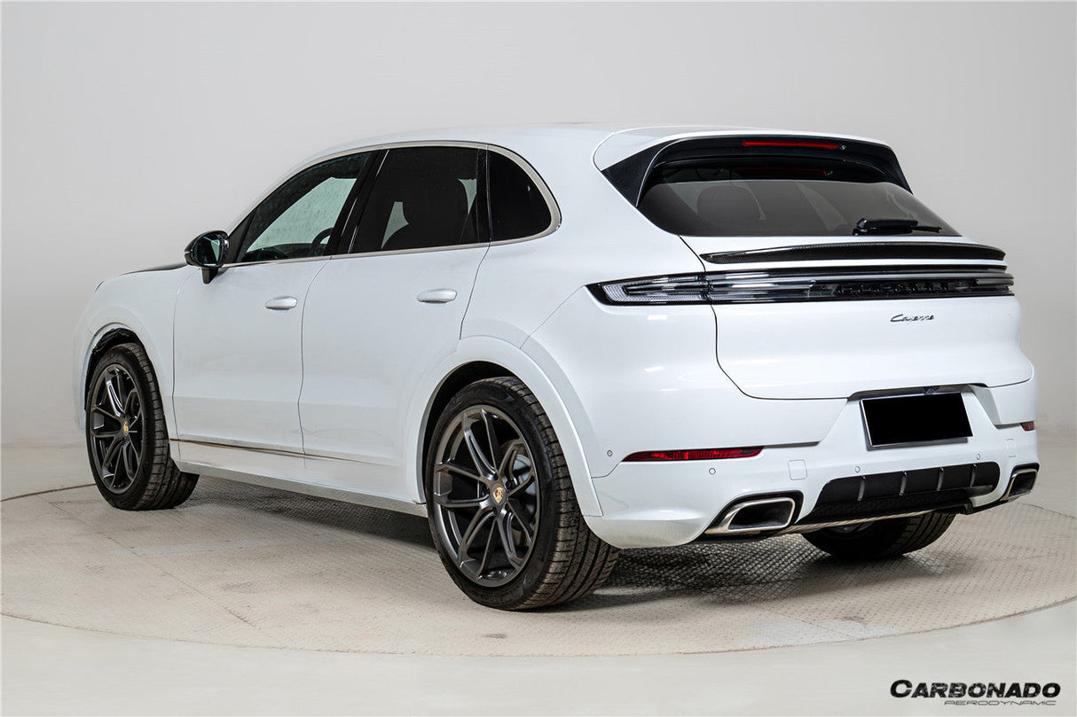 Carbonado 2018-2026 Porsche 9Y0 9Y3 9YA Cayenne S GTS E-Hybrid TKT Style Carbon Fiber Trunk Spoiler