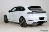 Carbonado 2018-2026 Porsche 9Y0 9Y3 9YA Cayenne S GTS E-Hybrid TKT Style Carbon Fiber Trunk Spoiler