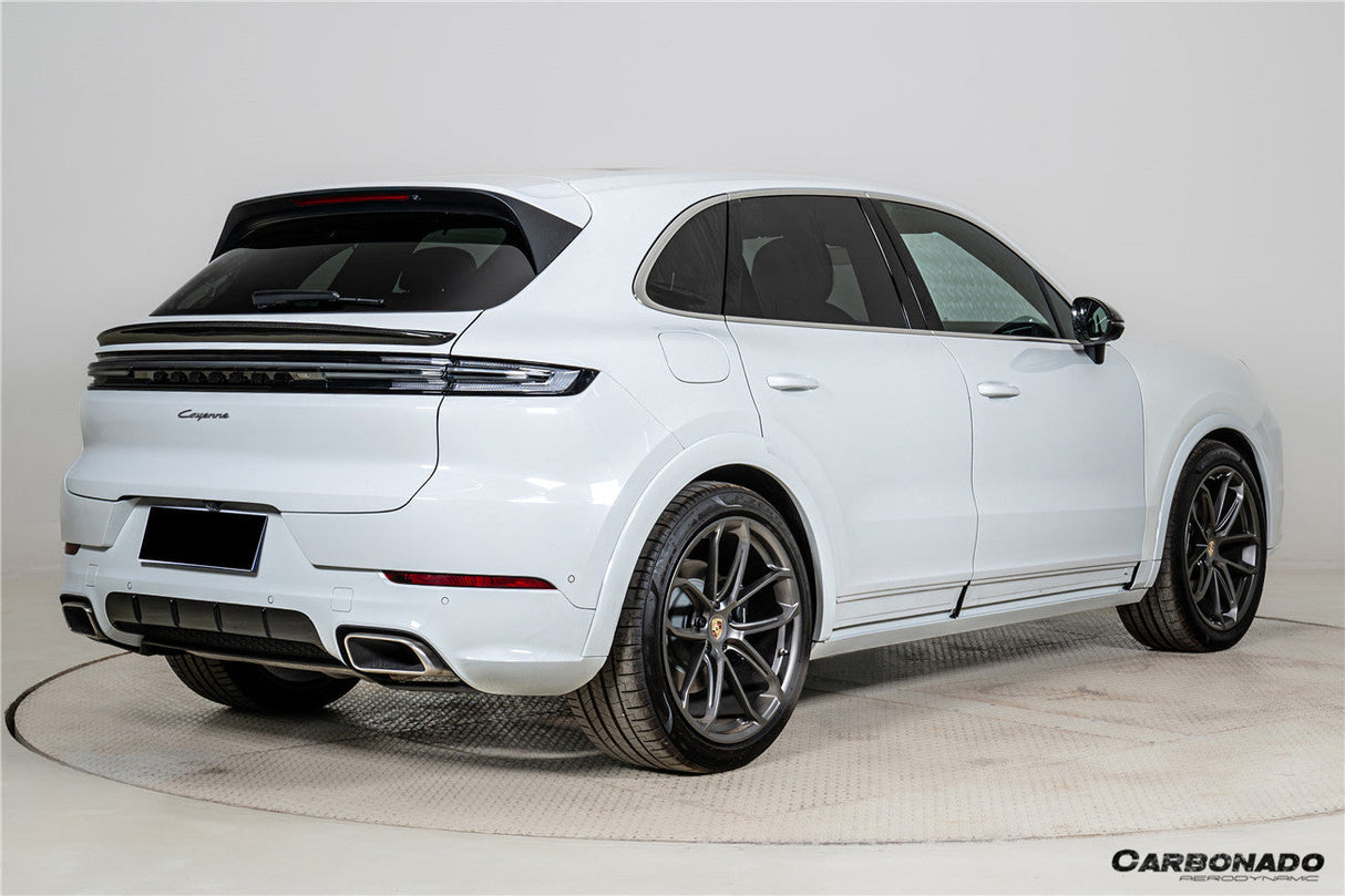 Carbonado 2018-2026 Porsche 9Y0 9Y3 9YA Cayenne S GTS E-Hybrid TKT Style Carbon Fiber Trunk Spoiler