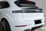 Carbonado 2018-2026 Porsche 9Y0 9Y3 9YA Cayenne S GTS E-Hybrid TKT Style Carbon Fiber Trunk Spoiler