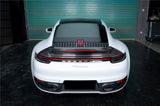2019-2024 Porsche 911 992 Carrera SC Style Dry Carbon Fiber Trunk Wing Spoiler With LED Light
