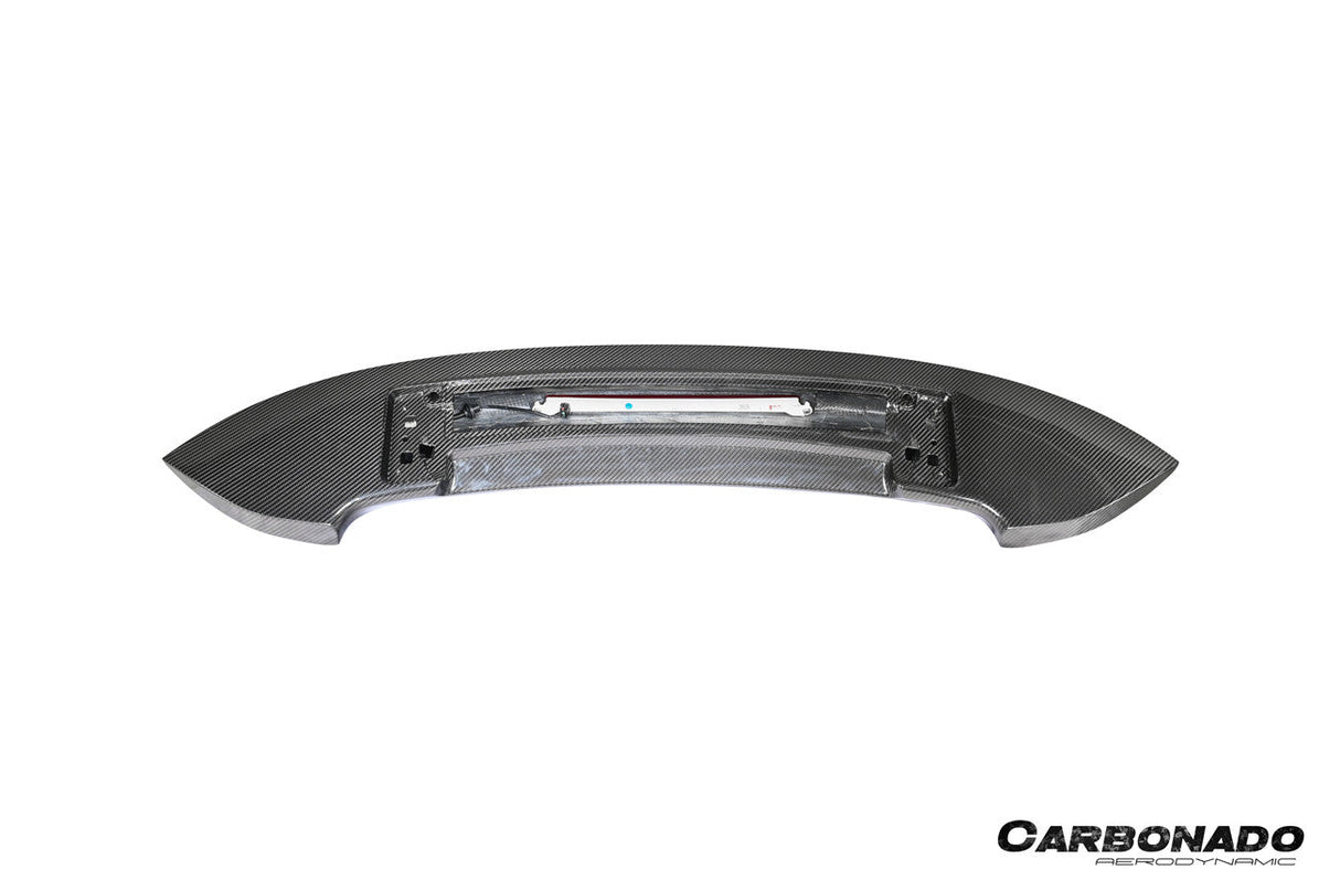 2019-2024 Porsche 911 992 Carrera SC Style Dry Carbon Fiber Trunk Wing Spoiler With LED Light