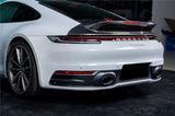 2019-2024 Porsche 911 992 Carrera SC Style Dry Carbon Fiber Trunk Wing Spoiler With LED Light
