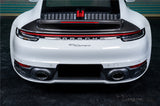 2019-2024 Porsche 911 992 Carrera SC Style Dry Carbon Fiber Trunk Wing Spoiler With LED Light