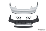 2018-2023 Bentley Continental GT   GTC MSY Style Rear Bumper With Exhaust tips