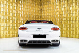 2018-2023 Bentley Continental GT   GTC MSY Style Rear Bumper With Exhaust tips