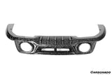 2019-2024 Porsche 911 992 Turbo S TA Style DRY Carbon Fiber Rear Lip With Winglets