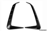 2019-UP BMW X6 G06 AD Style Autoclave Carbon Fiber Rear Bumper Canards