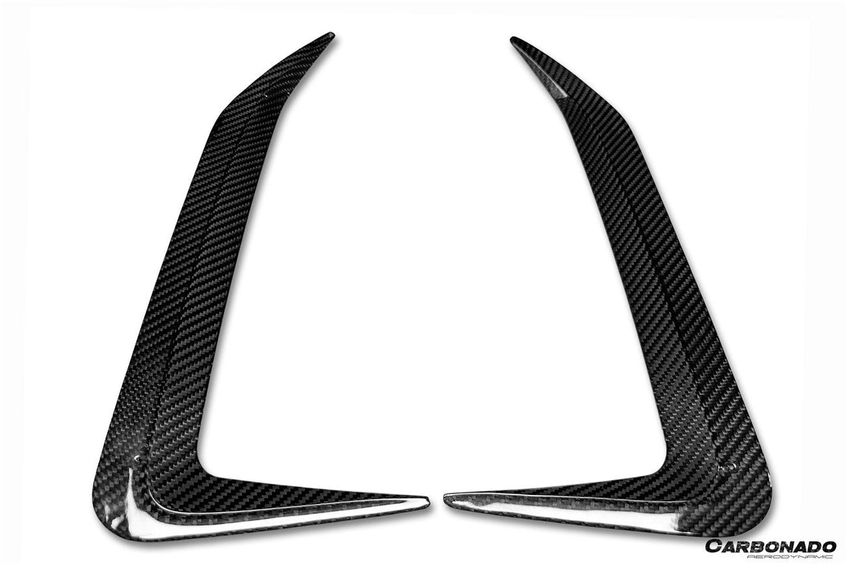 2019-UP BMW X6 G06 AD Style Autoclave Carbon Fiber Rear Bumper Canards