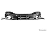 2019-UP BMW X6 G06 AD Style Autoclave Carbon Fiber Rear Diffuser Lip