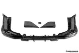 2019-UP BMW X6 G06 AD Style Autoclave Carbon Fiber Rear Diffuser Lip