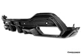 2019-UP BMW X6 G06 AD Style Autoclave Carbon Fiber Rear Diffuser Lip