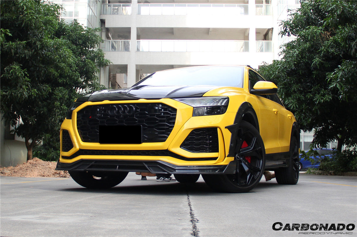 2020-2023 Audi RSQ8 AD Style Dry Carbon Fiber Front Lip Splitter