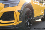 2020-2023 Audi RSQ8 AD Style Dry Carbon Fiber Fender Flare Wheel Trims
