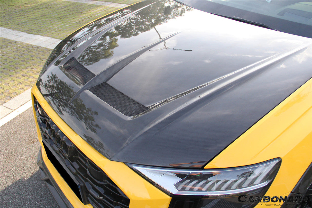 2019-2023 Audi Q8  SQ8  RSQ8 AD Style Dry Carbon Fiber Hood