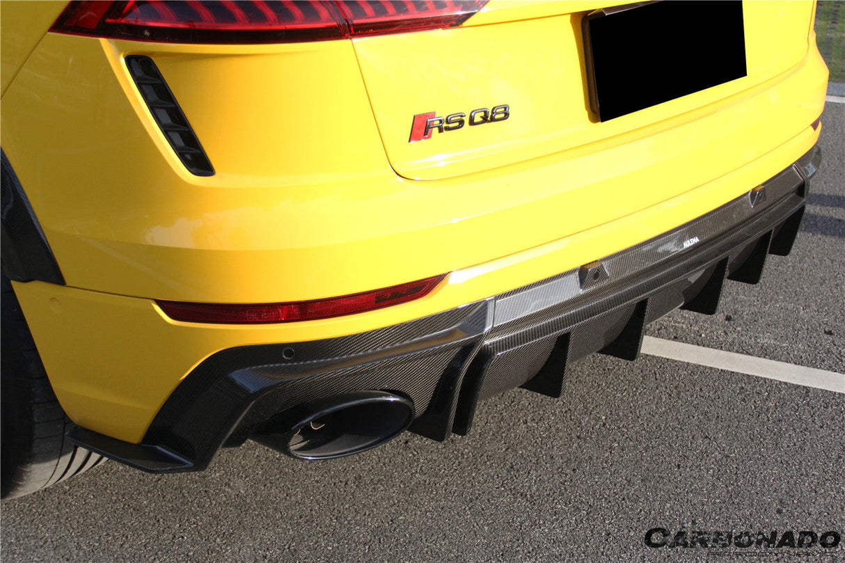 2020-2023 Audi RSQ8 AD Style Dry Carbon Fiber Rear Diffuser Lip