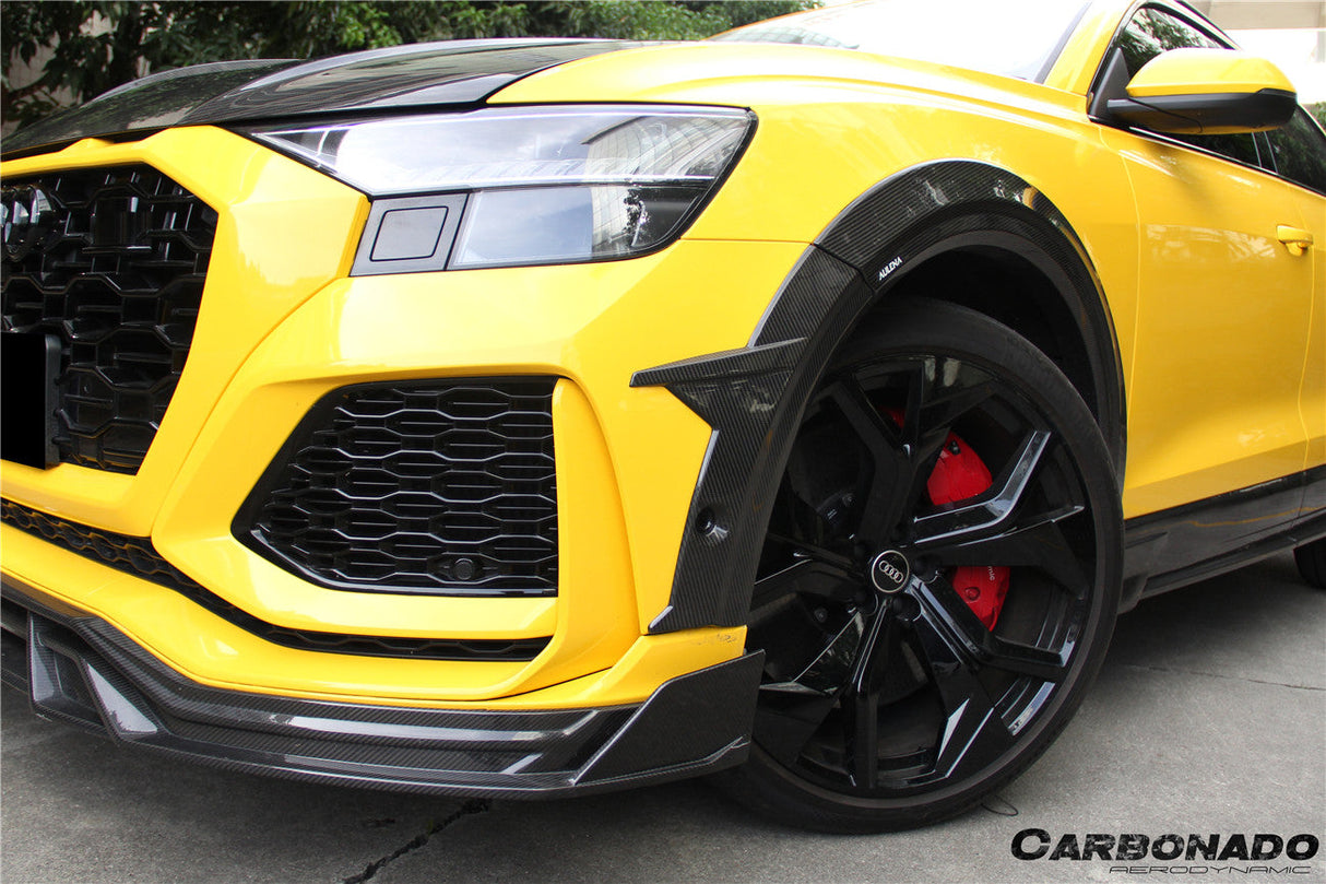 2020-2023 Audi RSQ8 AD Style Dry Carbon Fiber Front Lip Splitter