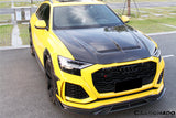 2019-2023 Audi Q8  SQ8  RSQ8 AD Style Dry Carbon Fiber Hood