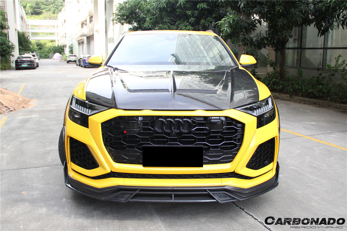 2019-2023 Audi Q8  SQ8  RSQ8 AD Style Dry Carbon Fiber Hood