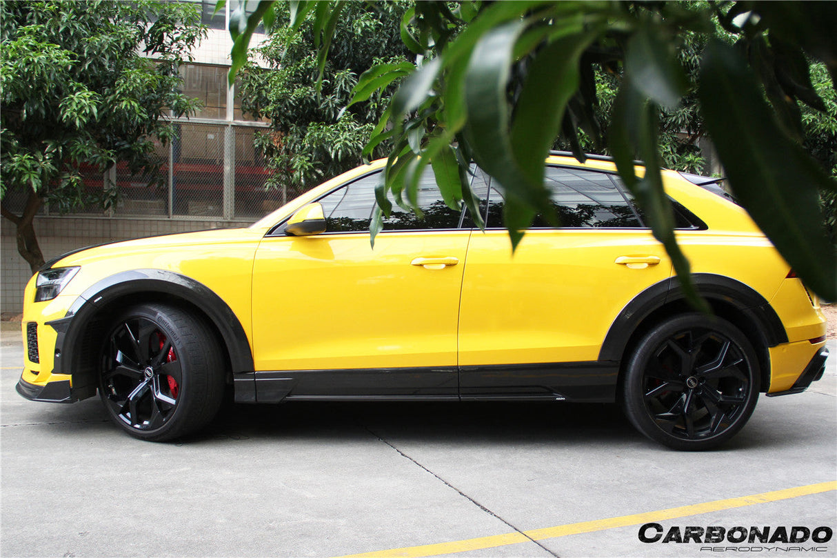 2020-2023 Audi RSQ8 AD Style Dry Carbon Fiber Fender Flare Wheel Trims