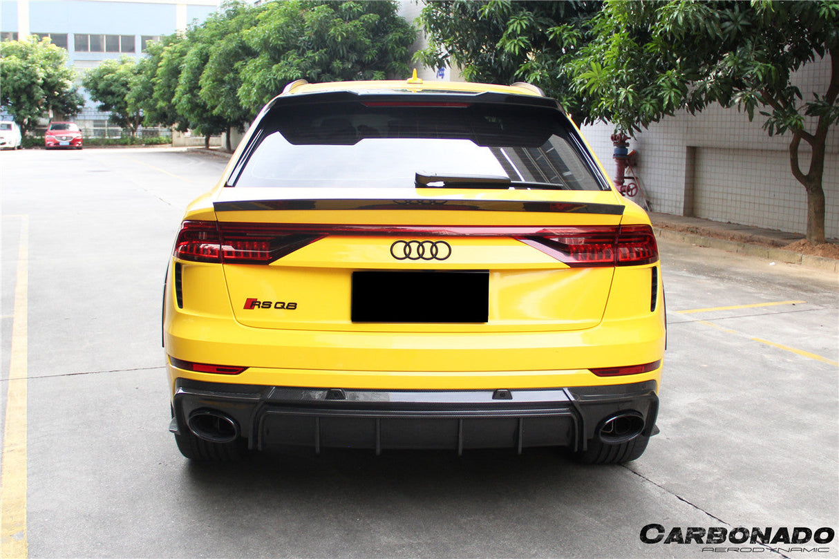 2020-2023 Audi RSQ8 AD Style Dry Carbon Fiber Rear Diffuser Lip