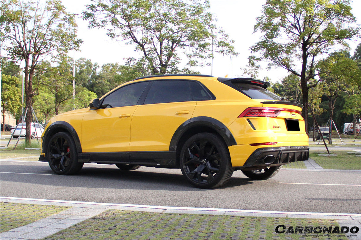 2020-2023 Audi RSQ8 AD Style Dry Carbon Fiber Fender Flare Wheel Trims