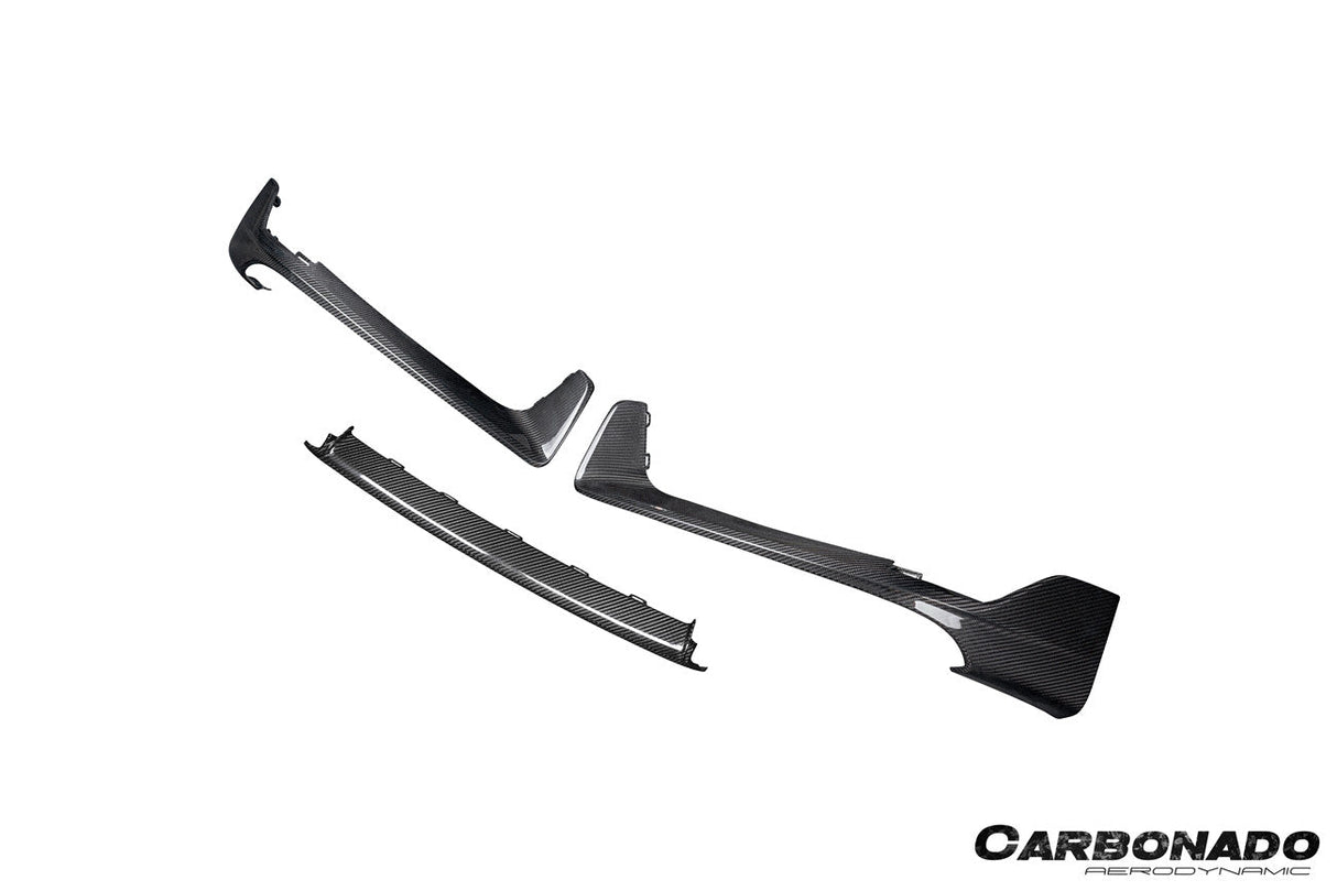 2020-2024 Porsche 911 992.1 Turbo SD Style Autoclave Carbon Fiber Front Lip | Fits Turbo, Turbo S