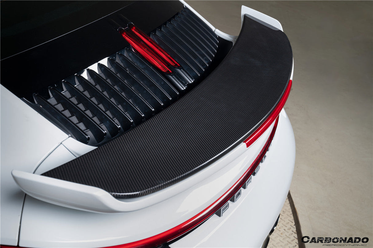 2020-2024 Porsche 911 992.1 Turbo SD Style Autoclave Carbon Fiber Trunk Spoiler Wing | Fits Turbo, Turbo S