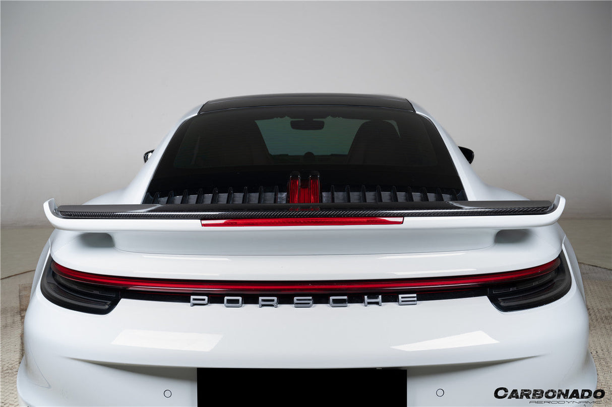 2020-2024 Porsche 911 992.1 Turbo SD Style Autoclave Carbon Fiber Trunk Spoiler Wing | Fits Turbo, Turbo S
