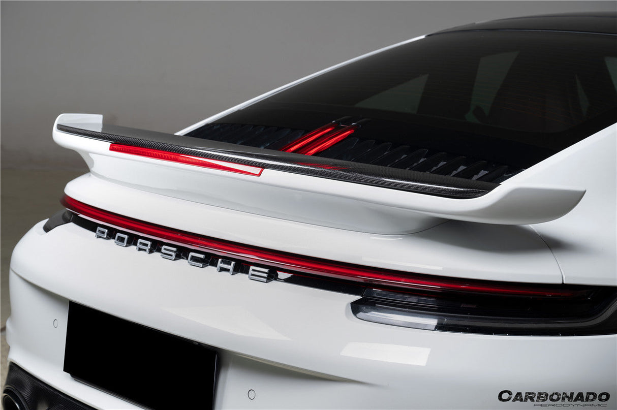 2020-2024 Porsche 911 992.1 Turbo SD Style Autoclave Carbon Fiber Trunk Spoiler Wing | Fits Turbo, Turbo S