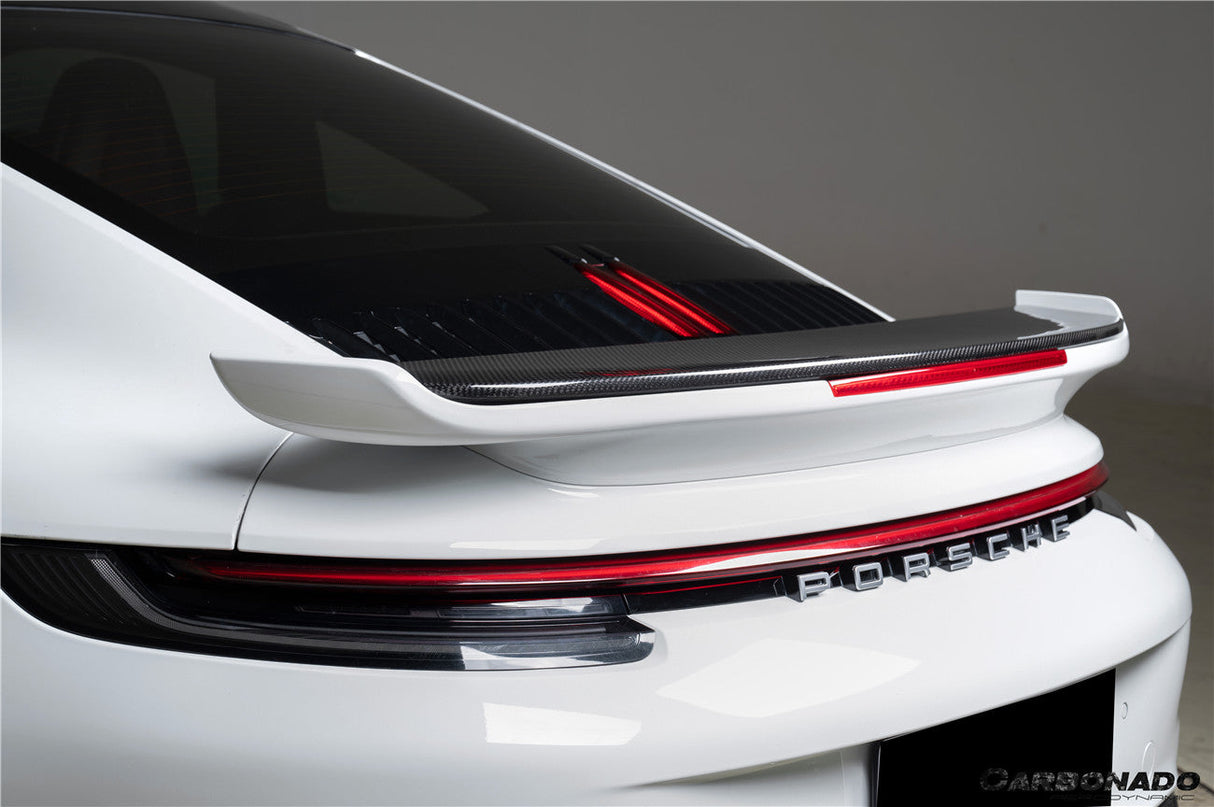 2020-2024 Porsche 911 992.1 Turbo SD Style Autoclave Carbon Fiber Trunk Spoiler Wing | Fits Turbo, Turbo S