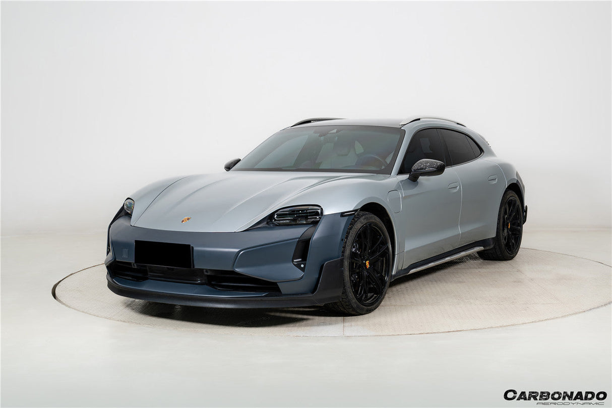 2020-2024 Porsche Taycan 9J1.1 Front Bumper Carbonado (9J1.2 Turbo GT) | Fits 4, 4S, GTS, Turbo, Turbo S, ST, CT, Sport Turismo (Copy)