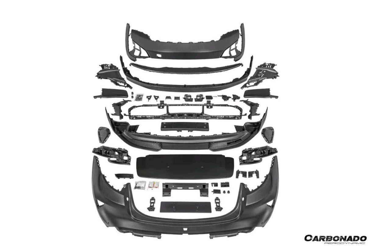 2020-2024 Porsche Taycan 9J1.1 Prefacelift Full Body Kit Carbonado (9J1.2 Turbo GT) | Fits 4, 4S, GTS, Turbo, Turbo S, ST, CT, Sport Turismo