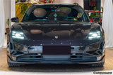 2025-UP Porsche Taycan 9J1.2 Front Bumper Carbonado (Turbo GT) | Fits 4, 4S, GTS, Turbo, Turbo S, ST, CT, Sport Turismo