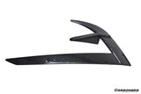 2020-2024 Tesla Model Y AD Style Autoclave Carbon Fiber Front Daytime Running Light Covers