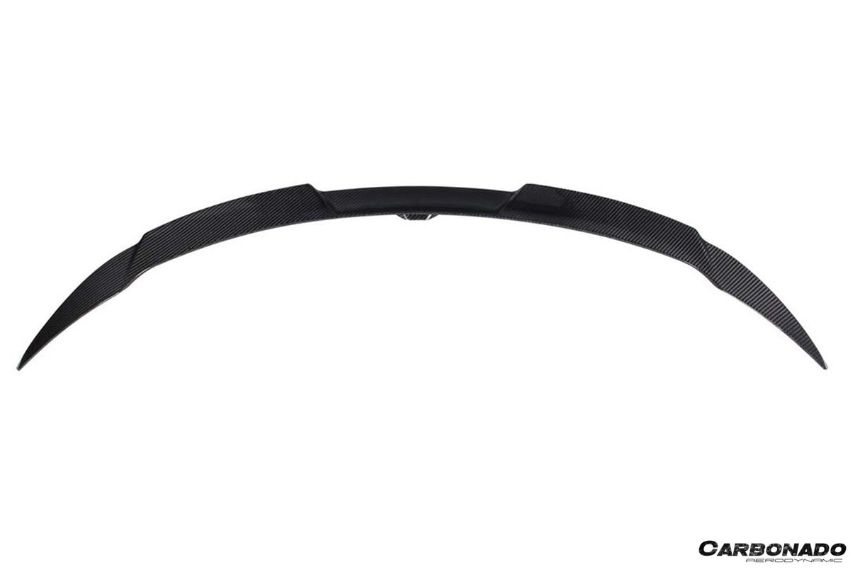 2020-2024 Tesla Model Y AD Style Autoclave Carbon Fiber Fiber Trunk Spoiler