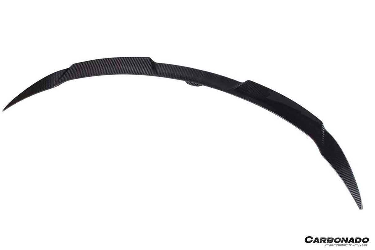 2020-2024 Tesla Model Y AD Style Autoclave Carbon Fiber Fiber Trunk Spoiler