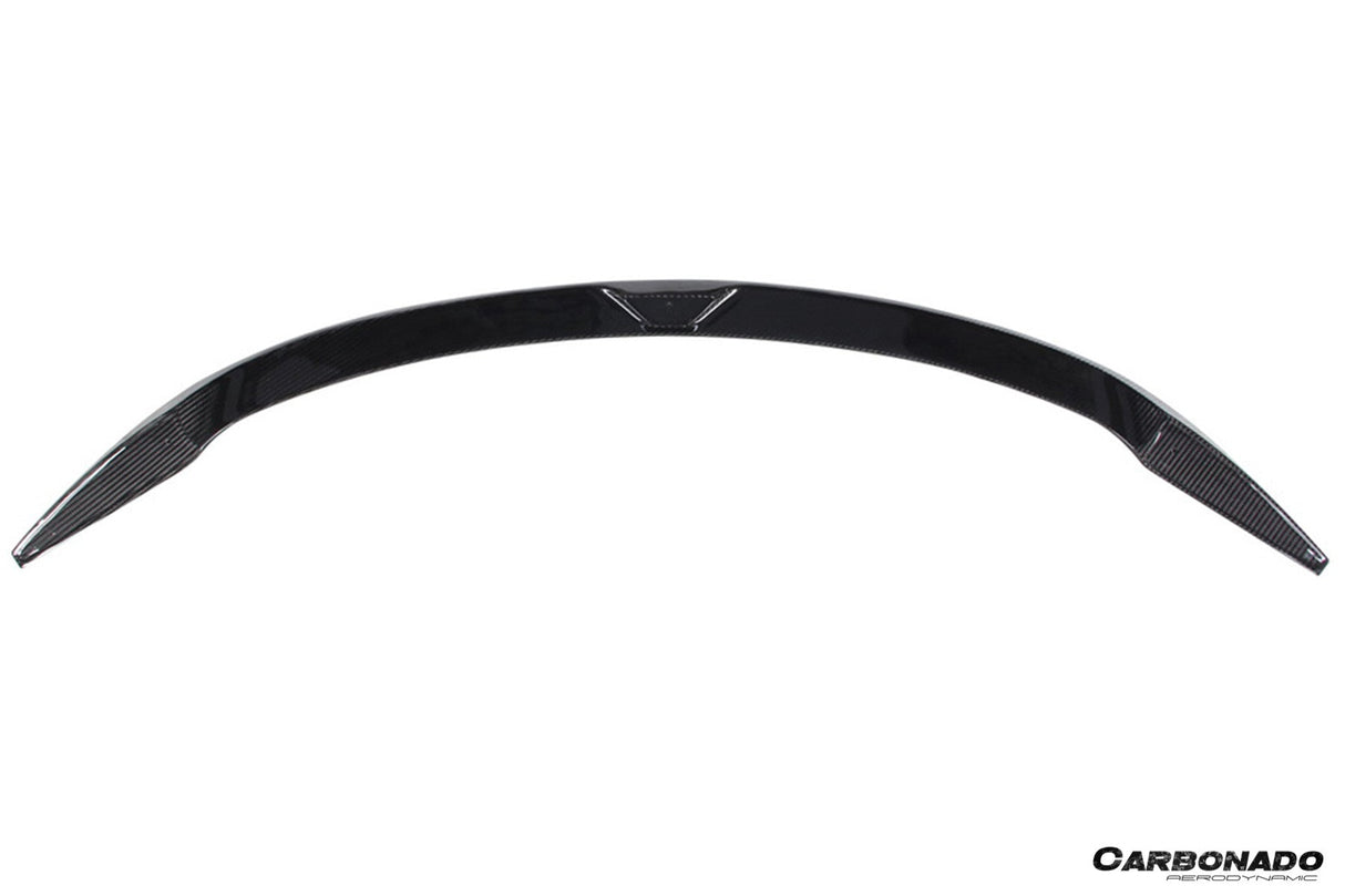 2020-2024 Tesla Model Y AD Style Autoclave Carbon Fiber Fiber Trunk Spoiler