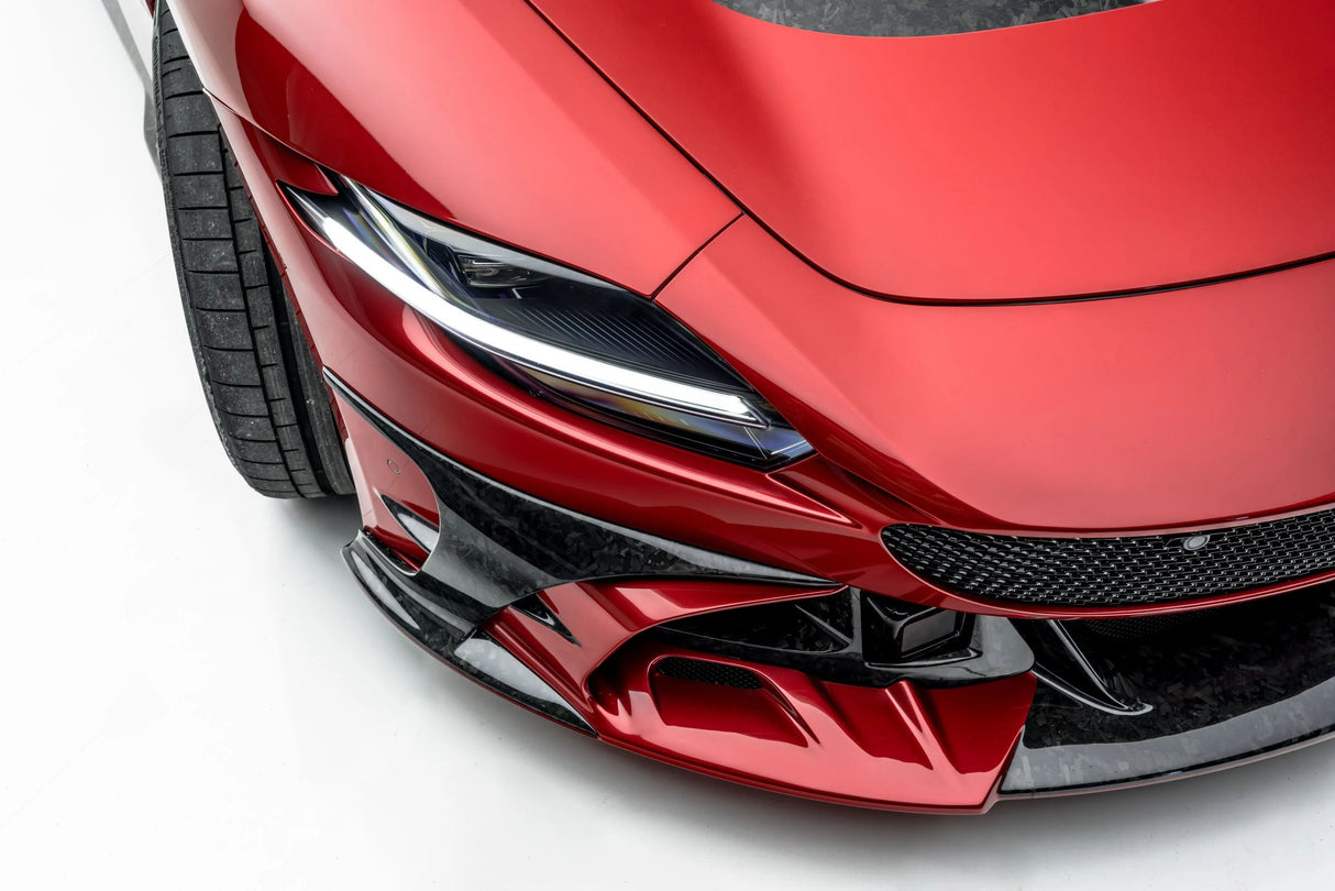 2020-2026 Ferrari ROMA Msy Style Portion Autoclave Carbon Fiber Front Bumper