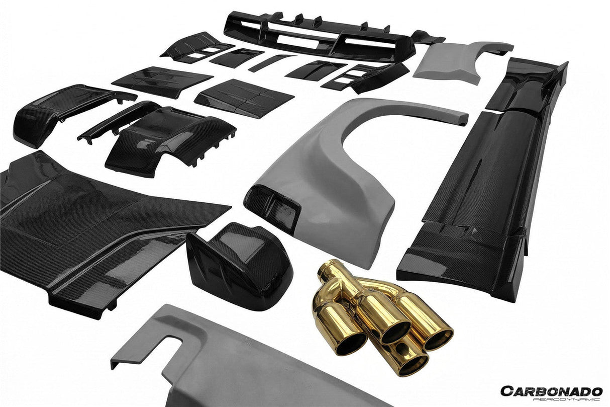 2020-2023 Land Rover Defender 110 Msy Style Partial Autoclave Carbon FiberWide Full Body Kit