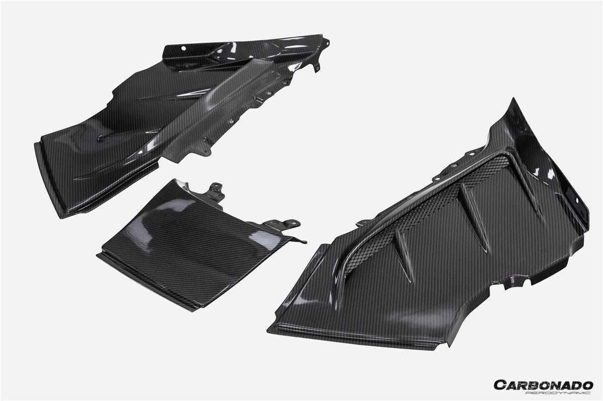 2020-UP Ferrari Autoclave Carbon Fiber Full Body Kit Carbonado (MSY) Fits: SF90 Spider